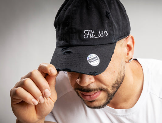 Distressed Side Logo Dad Hat