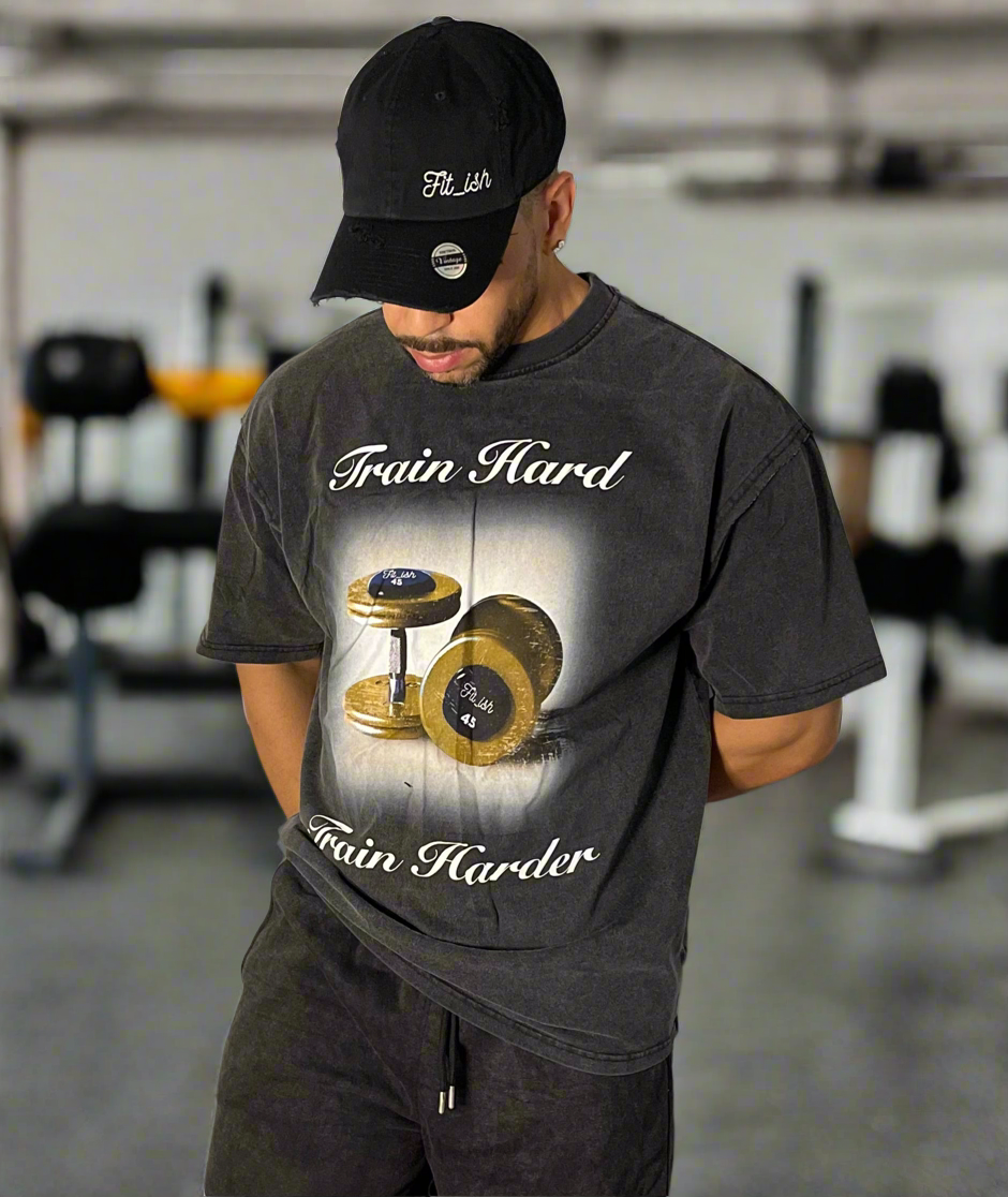 Train Harder Vintage Tee