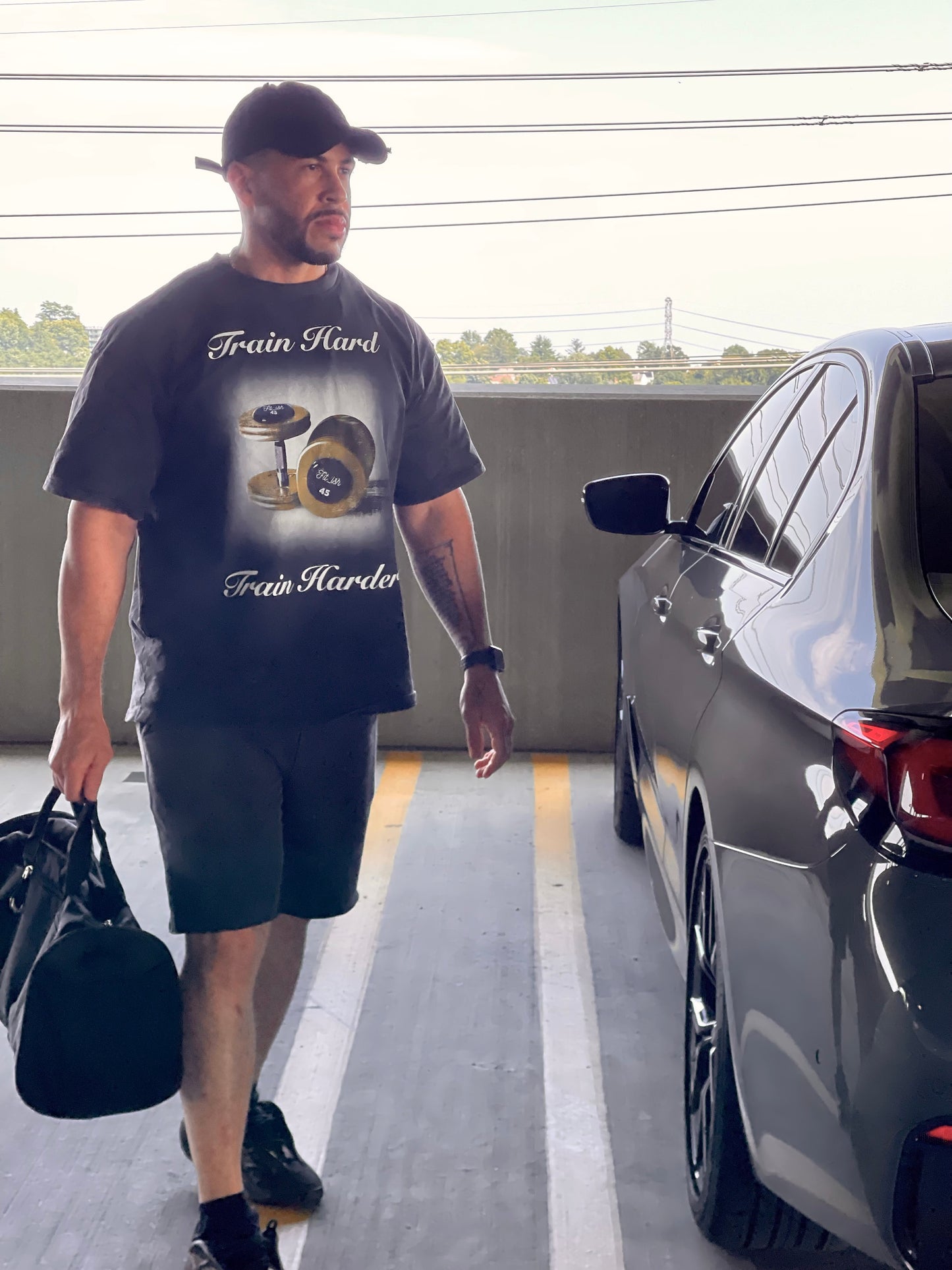 Train Harder Vintage Tee